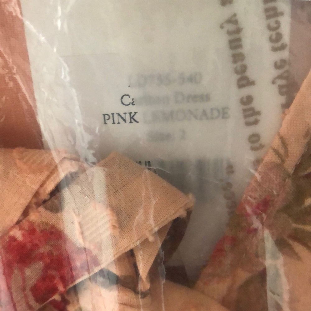 LoveShackFancy Carlton Dress Pink Lemonade Size 2 - Picture 10 of 12